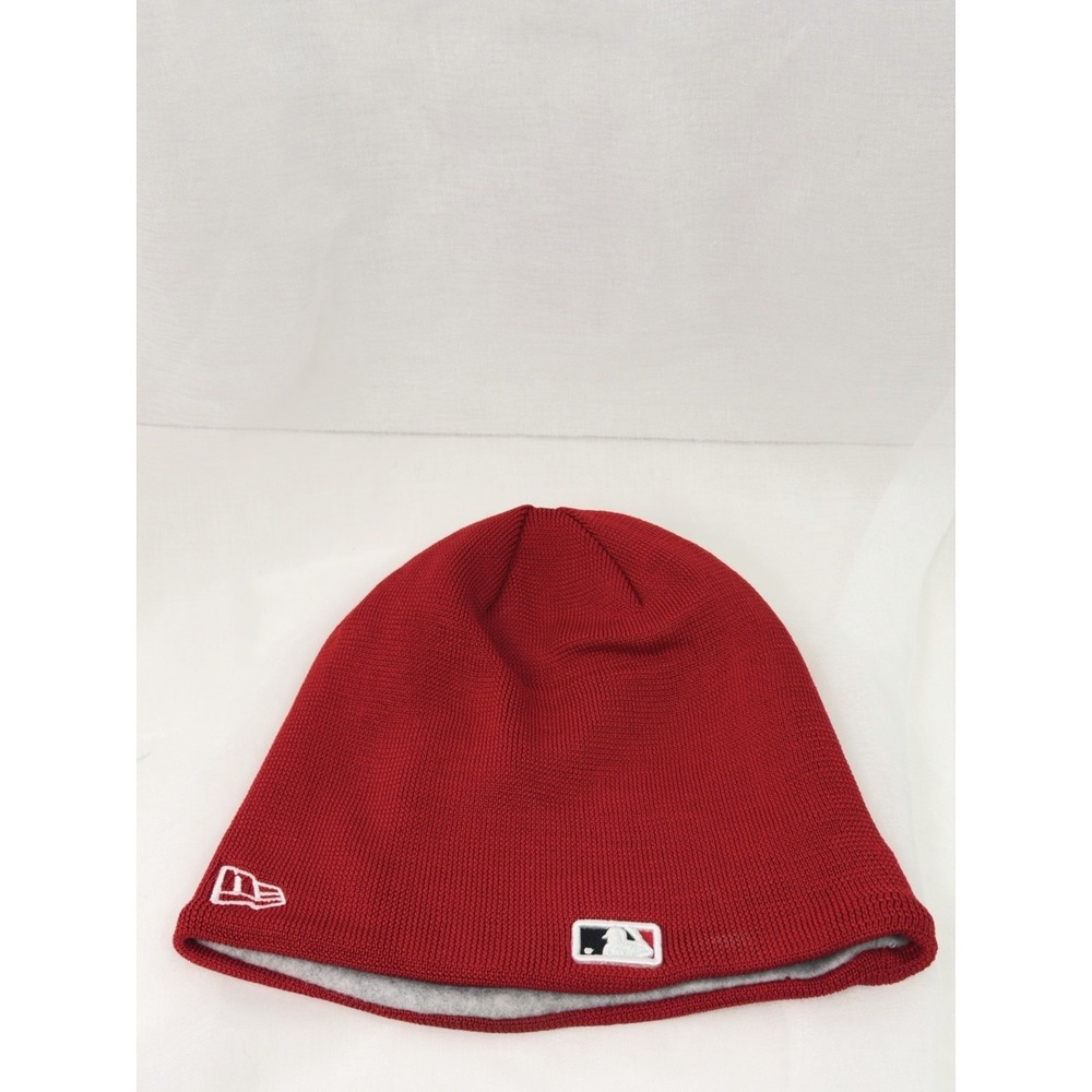 Cincinnati Reds Beanie Hat New Era Authentic Collection Red MLB OSFM Knit Cap Nw - Picture 5 of 9